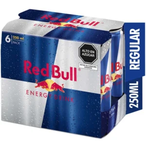 Bebida Energizante RED BULL Paquete 6un Lata 250ml - PRECIO APLICA AL CANAL VIRTUAL - NO APLICA CANAL FISICO